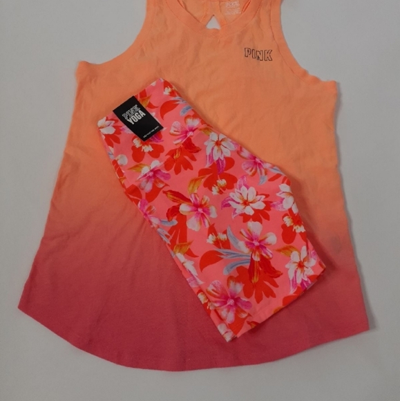 2PCS PINK YOGA SET - Picture 1 of 6